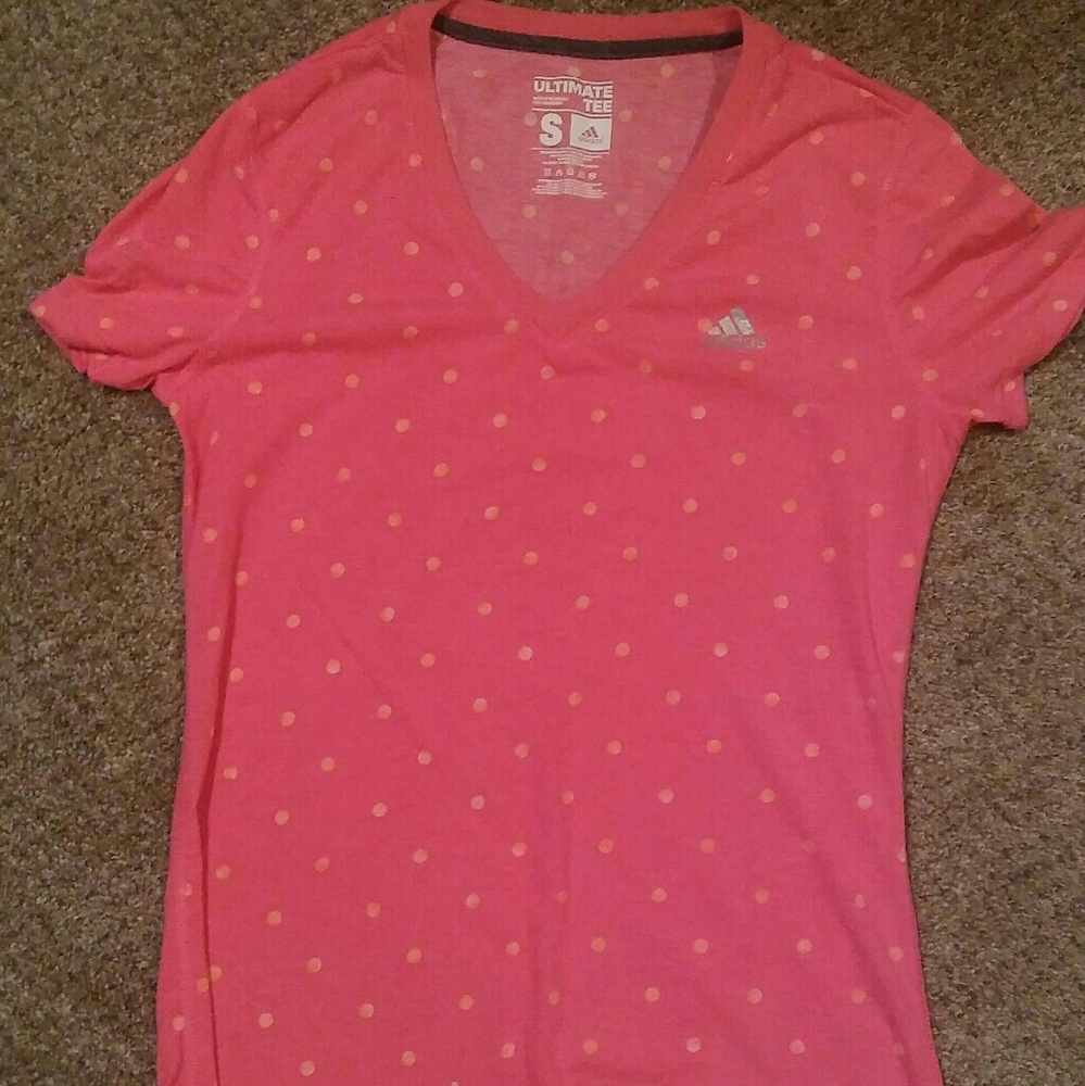 Adidas Ultimate Tee Womens Small in Hot Pink
